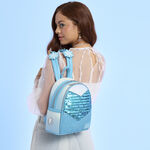 Frozen Princess Elsa Glitter Sequin Cosplay Mini Backpack LFlifestyle2 view 3